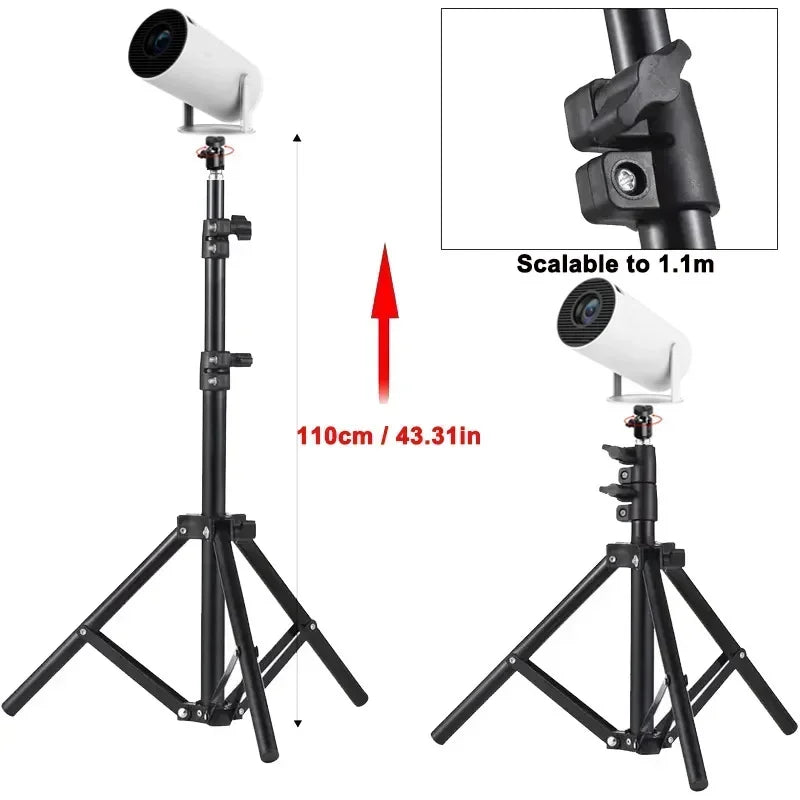 Support trépied universel portable de 110 cm pour projecteur